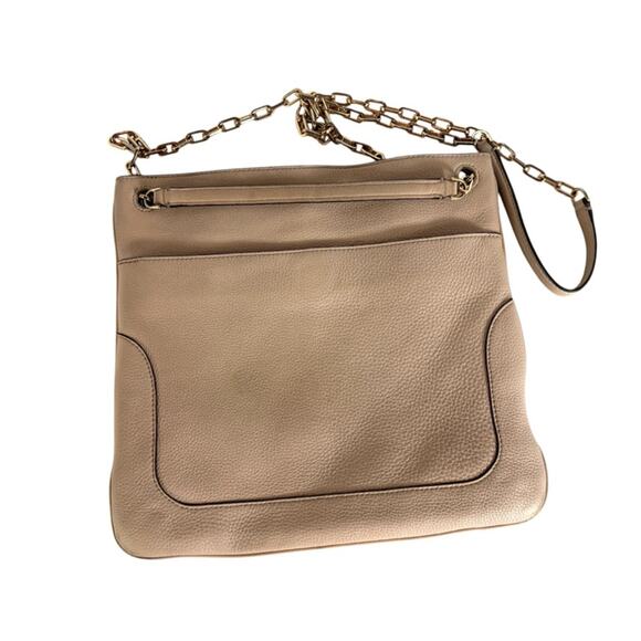 Tory Burch Pink / Beige Chain Strap Marsden Swingpack Crossbody Handbag - Picture 3 of 10